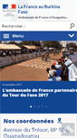 Mobile Screenshot of ambafrance-bf.org